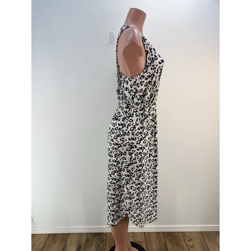 NEW Banana Republic Sleeveless Women Dress Size M Criss Cross Back - Picture 5 of 13